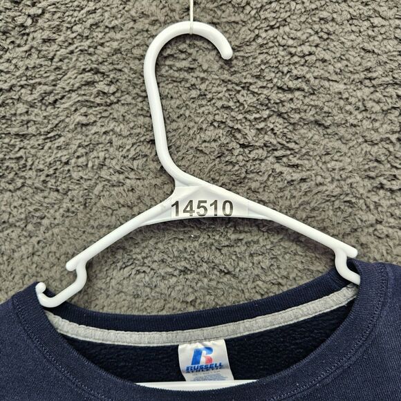 Russell Athletic Sweatshirt Mens Size XL Blue Fleece Cewneck Pullover - Picture 9 of 9